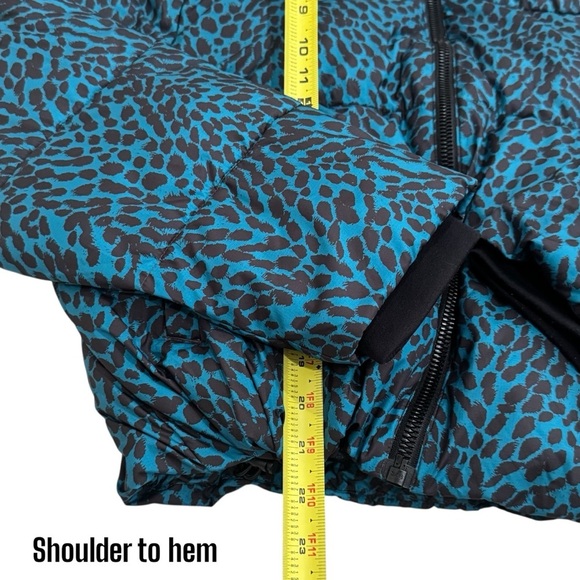 Skechers x Diane Von Furstenburg Go Shield Animal Print Athletic Puffer Size L - Picture 12 of 12